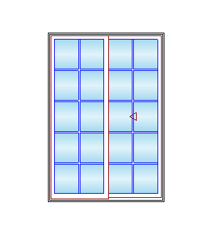 MARVIN Elevate Sliding Patio Door CN 5070 59" X 86" Ultrex Fiberglass Exterior Wood Interior Clear Tempered Glass Low-E2 With Argon 2 Panels Grilles/Screen Optional