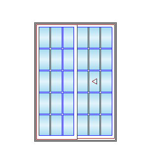 MARVIN Elevate Sliding Patio Door CN 5070 59" X 86" Ultrex Fiberglass Exterior Wood Interior Clear Tempered Glass Low-E2 With Argon 2 Panels Grilles/Screen Optional