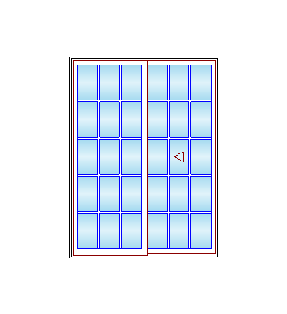 MARVIN Elevate Sliding Patio Door CN 6065 71" X 79.5" Ultrex Fiberglass Exterior Wood Interior Clear Tempered Glass Low-E2 With Argon 2 Panels Grilles/Screen Optional