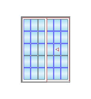 MARVIN Elevate Sliding Patio Door CN 5065 59" X 79.5" Ultrex Fiberglass Exterior Wood Interior Clear Tempered Glass Low-E2 With Argon 2 Panels Grilles/Screen Optional