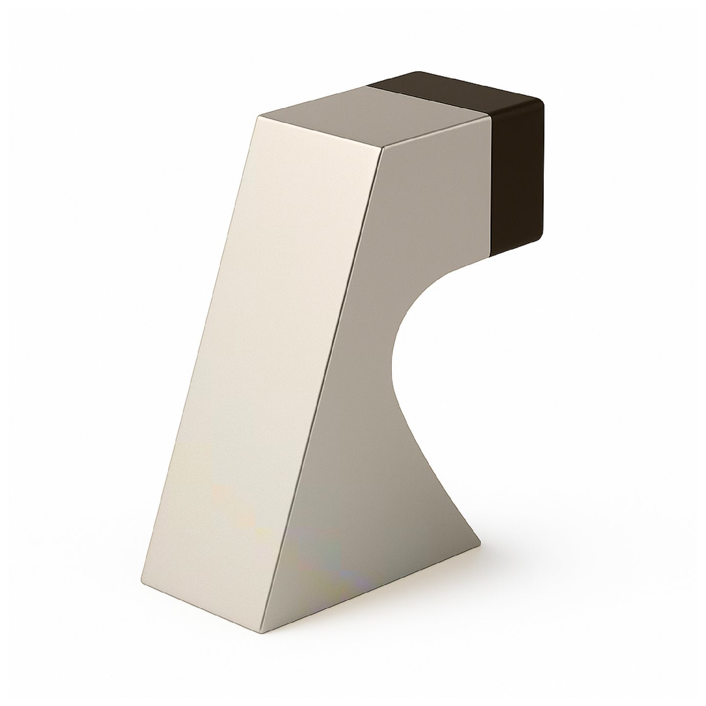 MEGA HANDLES Modern Curved Door Stopper 1.5 x 1.25 x 2.5
