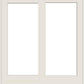 ANDERSEN FWG6068 400 Series 71-1/4" X 79-1/2" Frenchwood Sliding/Gliding Vinyl Exterior Wood Interior Dual Pane Low-E Tempered Argon Fill Glass 2 Panel Patio Door Grilles/Screen/Assembeled Options