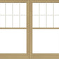 ANDERSEN Windows 400 Series Twin Double Hung 75-3/8" Wide Equal Sash Vinyl Exterior Wood Interior Low-E4 Dual Pane Glass Screen/Tempered/Frosted/Grilles Optional TW3032-2, TW3036-2, TW30310-2, TW3042-2, TW3046-2, TW30410-2, Or TW3052-2