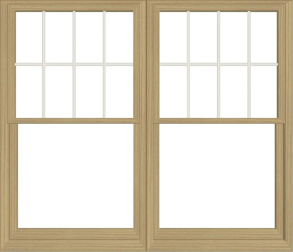 ANDERSEN Windows 400 Series Twin Double Hung 75-3/8" Wide Equal Sash Vinyl Exterior Wood Interior Low-E4 Dual Pane Glass Screen/Tempered/Frosted/Grilles Optional TW3032-2, TW3036-2, TW30310-2, TW3042-2, TW3046-2, TW30410-2, Or TW3052-2