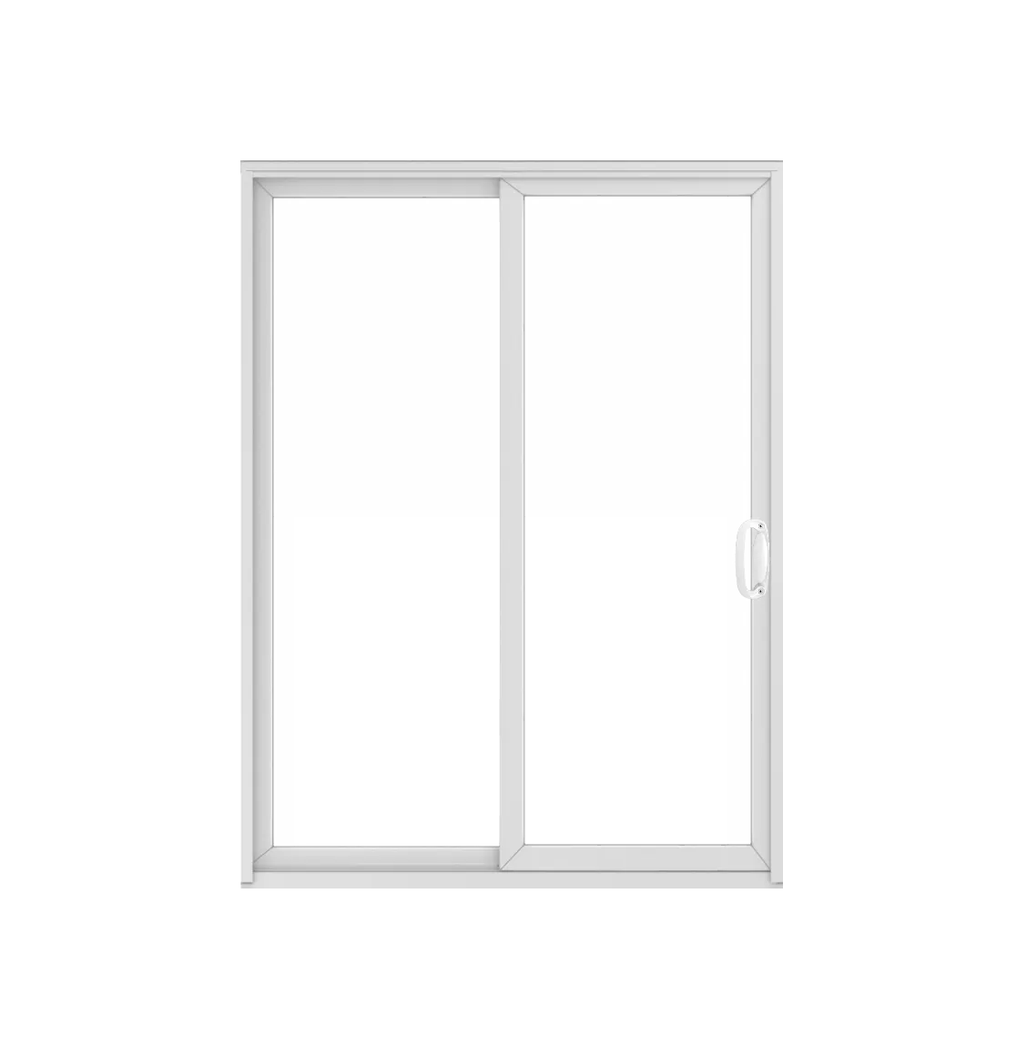 ANDERSEN PS8 200 Series Permashield 96" X 82-3/8" Sliding/Gliding Dual Pane Or Triple Pane Low-E Tempered Argon Fill Stainless Glass 2 Panel Patio Door Grilles/Screen Options