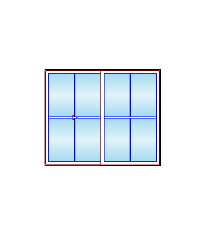 MARVIN Elevate Sliding Patio Door CN 8065 95" X 79.5" Ultrex Fiberglass Exterior Wood Interior Clear Tempered Glass Low-E2 With Argon 2 Panels Grilles/Screen Optional