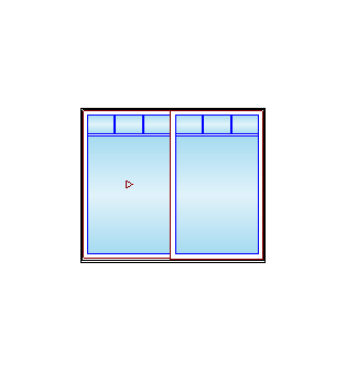 MARVIN Elevate Sliding Patio Door CN 8065 95" X 79.5" Ultrex Fiberglass Exterior Wood Interior Clear Tempered Glass Low-E2 With Argon 2 Panels Grilles/Screen Optional