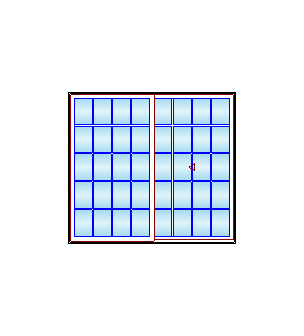 MARVIN Elevate Sliding Patio Door CN 8070 95" X 86" Ultrex Fiberglass Exterior Wood Interior Clear Tempered Glass Low-E2 With Argon 2 Panels Grilles/Screen Optional
