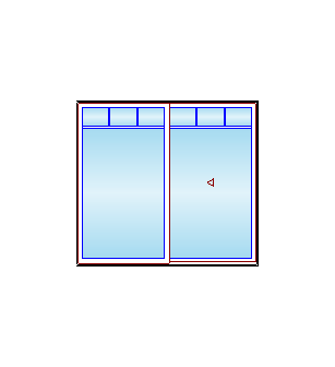 MARVIN Elevate Sliding Patio Door CN 8070 95" X 86" Ultrex Fiberglass Exterior Wood Interior Clear Tempered Glass Low-E2 With Argon 2 Panels Grilles/Screen Optional