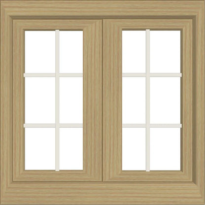 ANDERSEN Windows 400 Series Gliding Slider Window 59-1/4" Wide Vinyl Exterior Wood Interior Low-E4 Dual Pane Glass Full Screen/Grilles/Tempered Optional G53, G536, G54, Or G55