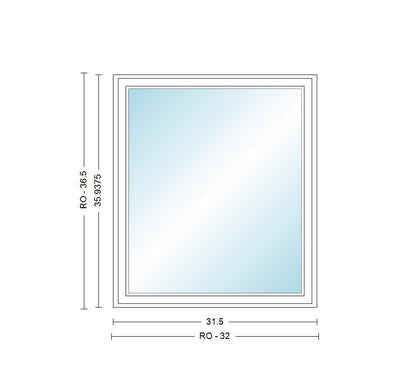 ANDERSEN Windows 400 Series Venting Or Fixed Awning 35-15/16" High Vinyl Exterior Wood Interior Low-E4 Argon Dual Pane Glass Full Screen/Grilles/Frosted/Tempered Optional AXW281, AXW31, AXW351, AXW41, AXW451, Or AXW51