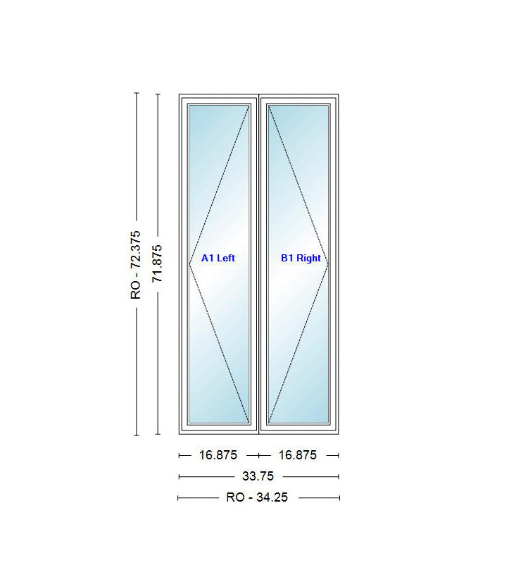 ANDERSEN Windows 400 Series Venting Twin/Double Casement 33-3/4" Wide Vinyl Exterior Wood Interior New Construction Low-E4 Dual Pane Argon Fill Glass Full Screens/Grilles/Tempered Optional CR23, CR235, CR24, CR245, CR25, CR255, Or CR26