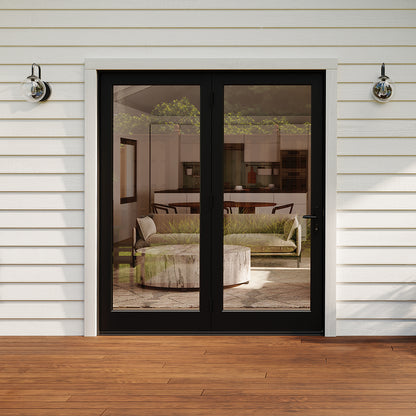 MARVIN Elevate Inswing Twin/Double XX French Door 59", 63", Or 71" X 79 1/2", 82", 86", Or 95-1/2" Wood Interior Fiberglass Exterior Clear Tempered Low-E2 Argon CN5065 CN5068 CN5070 CN5080 CN5465 CN5468 CN5470 CN5480 CN6065 CN6068 CN6070 CN6080