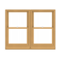 ANDERSEN Windows 400 Series Twin Double Hung 59-3/8" Wide Equal Sash Vinyl Exterior Wood Interior Low-E4 Dual Pane Glass Screen/Tempered/Frosted/Grilles Optional TW2432-2, TW2436-2, TW24310-2, TW2442-2, TW2446-2, TW24410-2, Or TW2452-2