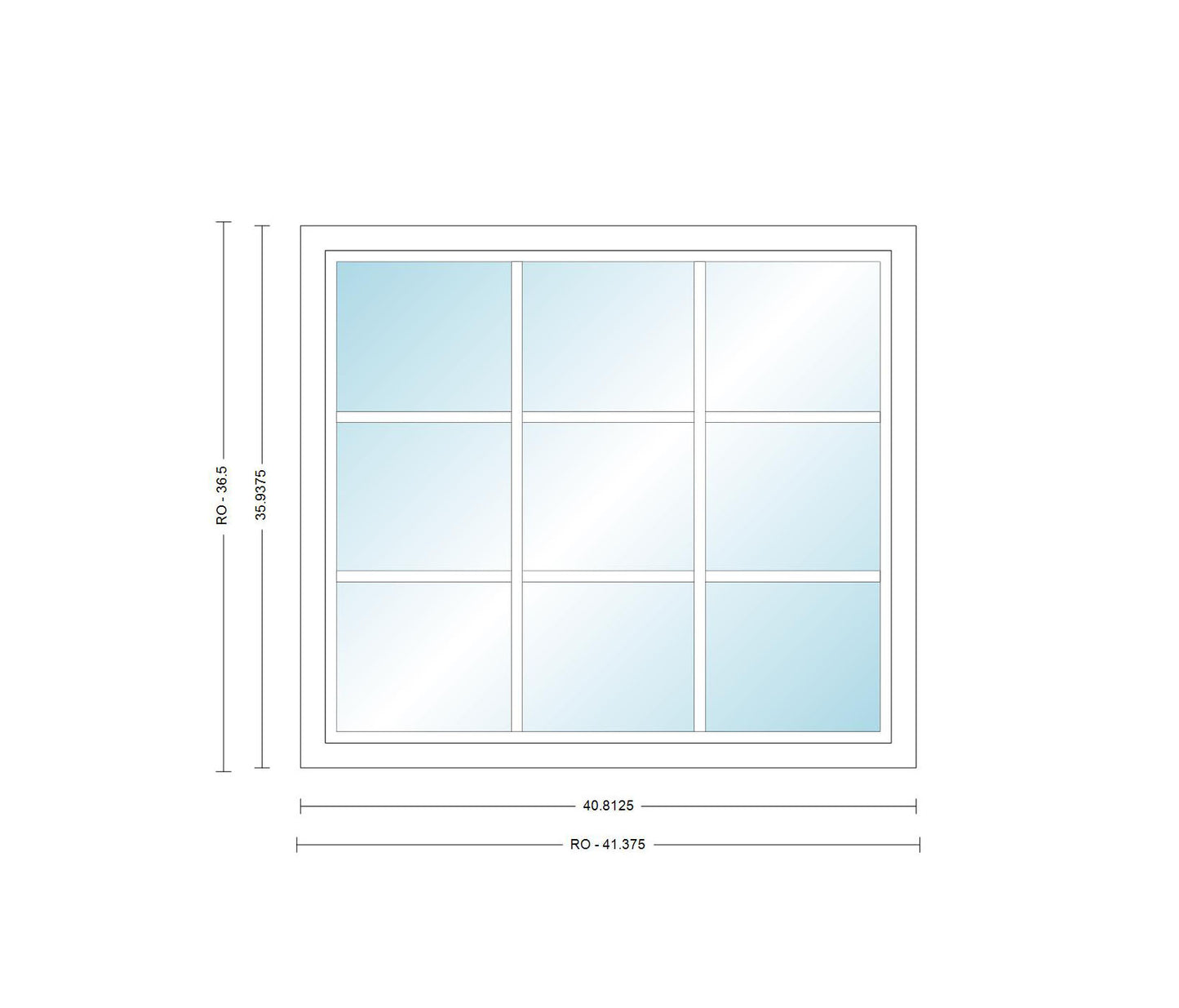 ANDERSEN Windows 400 Series Picture Window Fixed 40-13/16" Wide Vinyl Exterior Wood Interior Low-E4 Dual Pane Argon Full Glass Grilles Optional P3530, P3535, P3540, P3545, P3550, P3555, Or P3560
