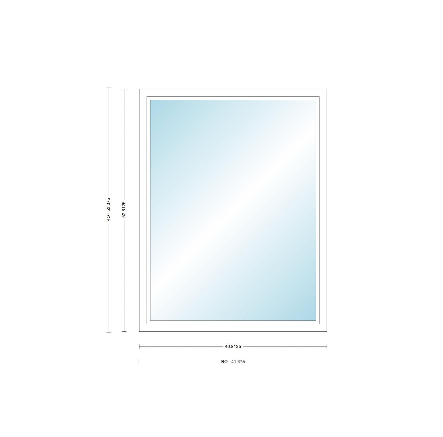 ANDERSEN Windows 400 Series Picture Window Fixed 40-13/16" Wide Vinyl Exterior Wood Interior Low-E4 Dual Pane Argon Full Glass Grilles Optional P3530, P3535, P3540, P3545, P3550, P3555, Or P3560