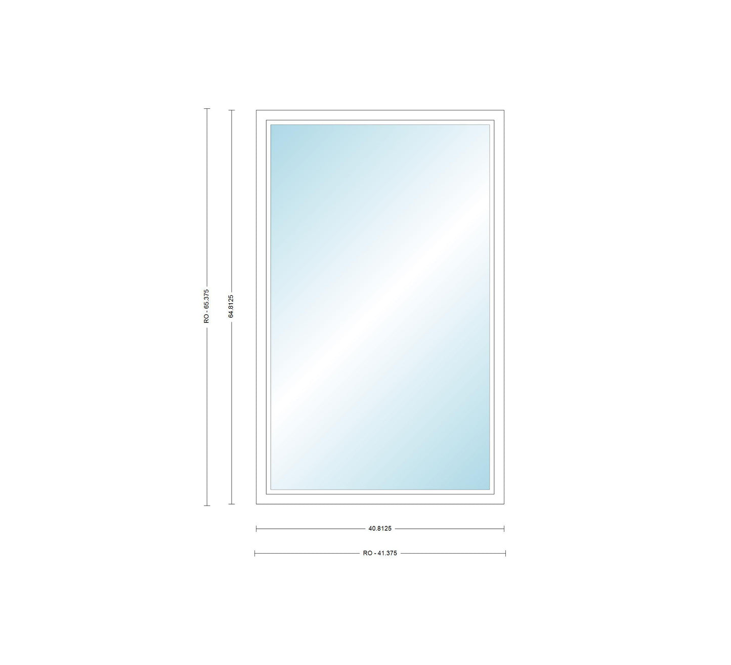ANDERSEN Windows 400 Series Picture Window Fixed 40-13/16" Wide Vinyl Exterior Wood Interior Low-E4 Dual Pane Argon Full Glass Grilles Optional P3530, P3535, P3540, P3545, P3550, P3555, Or P3560