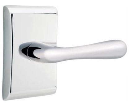 EMTEK Basel Lever Modern, Disk, Square, Neos, Modern Rectangular, Or Urban Modern Rosette Door Lever Handle Passage, Privacy, Or Dummy Many Color Options