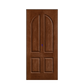THERMATRU 6'8" Or 8'0" Classic Craft Mahogany Square Top Panel Exterior Prehung Door CCR2040/CCR8040