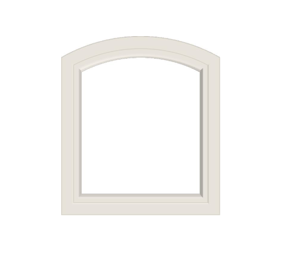 ANDERSEN 400 Series Specialty Equal Leg Arch Casement Window 24 1/8" Wide Fixed Vinyl Exterior Wood Interior Low-E4 Dual Pane Argon Full Glass Grilles/Tempered Optional AFC106, AFC11, AFC12, AFC13, AFC135, AFC14, AFC145, AFC15, AFC155, AFC16 Or AFC18
