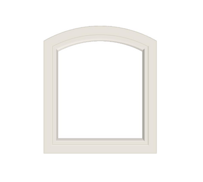 ANDERSEN 400 Series Specialty Equal Leg Arch Casement Window 24 1/8" Wide Fixed Vinyl Exterior Wood Interior Low-E4 Dual Pane Argon Full Glass Grilles/Tempered Optional AFC106, AFC11, AFC12, AFC13, AFC135, AFC14, AFC145, AFC15, AFC155, AFC16 Or AFC18