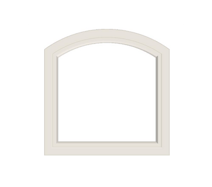 Andersen 400 Series Specialty Equal Leg Arch Window 28 3/8" Wide Fixed Vinyl Exterior Wood Interior Low-E4 Dual Pane Argon Full Glass Grilles/Tempered Optional AFCW106, AFCW11, AFCW12, AFCW13, AFCW135,AFCW14, AFCW145, AFCW15, AFCW155, AFCW16 Or AFCW18