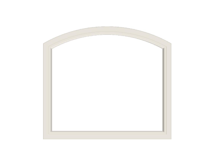 Andersen 400 Series Specialty Equal Leg Arch Window 48" Wide Fixed Vinyl Exterior Wood Interior Low-E4 Dual Pane Argon Full Glass Grilles/Tempered Optional AFC206, AFC21, AFC22, AFC23, AFC235, AFC24, AFC245, AFC25, AFC255, AFC26 Or AFC28