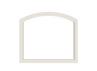 Andersen 400 Series Specialty Equal Leg Arch Window 48" Wide Fixed Vinyl Exterior Wood Interior Low-E4 Dual Pane Argon Full Glass Grilles/Tempered Optional AFC206, AFC21, AFC22, AFC23, AFC235, AFC24, AFC245, AFC25, AFC255, AFC26 Or AFC28