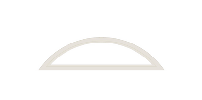 Andersen 400 Series Specialty Eyebrow Fixed Window With Frenchwood Gliding Frame Cladding Vinyl Exterior Wood Interior Low-E4 Argon Dual Pane Tempered Optional FCFW50 Or FCFW60