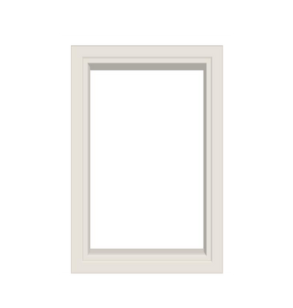 Andersen 400 Series Specialty Rectangle Window 24" Wide Fixed Vinyl Exterior Wood Interior Low-E4 Dual Pane Argon Full Glass Tempered Option
