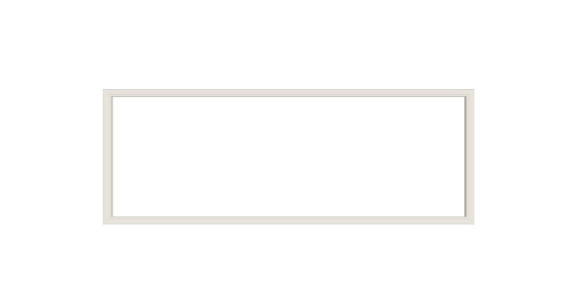 Andersen 400 Series Specialty Rectangle Window 132" Wide Fixed Vinyl Exterior Wood Interior Low-E4 Dual Pane Argon Full Glass Tempered Option