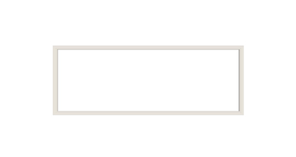 Andersen 400 Series Specialty Rectangle Window 132" Wide Fixed Vinyl Exterior Wood Interior Low-E4 Dual Pane Argon Full Glass Tempered Option