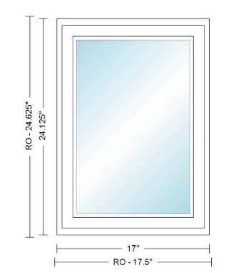 ANDERSEN Windows 400 Series Venting Casement 17" Wide Vinyl Exterior Wood Interior New Construction Low-E4 Dual Pane Argon Fill Glass Full Screen/Tempered/Frosted/Grilles Optional CR12, CR125, CR13, CR135, CR14, CR145, CR15, CR155, Or CR16