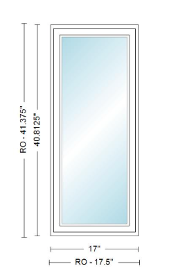 ANDERSEN Windows 400 Series Venting Casement 17" Wide Vinyl Exterior Wood Interior New Construction Low-E4 Dual Pane Argon Fill Glass Full Screen/Tempered/Frosted/Grilles Optional CR12, CR125, CR13, CR135, CR14, CR145, CR15, CR155, Or CR16