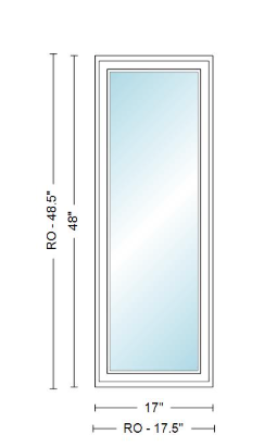 ANDERSEN Windows 400 Series Venting Casement 17" Wide Vinyl Exterior Wood Interior New Construction Low-E4 Dual Pane Argon Fill Glass Full Screen/Tempered/Frosted/Grilles Optional CR12, CR125, CR13, CR135, CR14, CR145, CR15, CR155, Or CR16