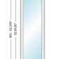 ANDERSEN Windows 400 Series Venting Casement 17" Wide Vinyl Exterior Wood Interior New Construction Low-E4 Dual Pane Argon Fill Glass Full Screen/Tempered/Frosted/Grilles Optional CR12, CR125, CR13, CR135, CR14, CR145, CR15, CR155, Or CR16
