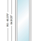 ANDERSEN Windows 400 Series Venting Casement 17" Wide Vinyl Exterior Wood Interior New Construction Low-E4 Dual Pane Argon Fill Glass Full Screen/Tempered/Frosted/Grilles Optional CR12, CR125, CR13, CR135, CR14, CR145, CR15, CR155, Or CR16