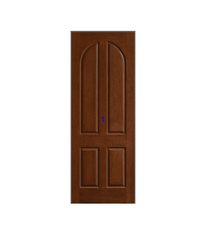 THERMATRU 6'8" Or 8'0" Classic Craft Mahogany Square Top Panel Exterior Prehung Door CCR2040/CCR8040