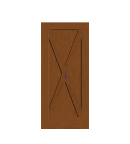 THERMATRU 6'8" Or 8'0" Classic Craft American Fir Panel Exterior Prehung Door  CCA4905-DDBF3/ CCA84905-DDBF3