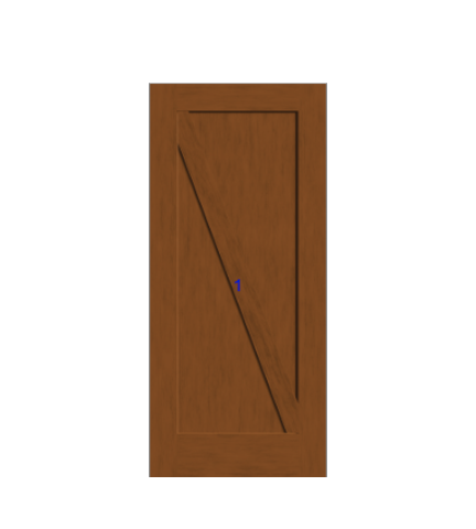 THERMATRU 6'8" Or 8'0" Classic Craft American Fir Panel Exterior Prehung Door CCA4915L-DDBF3/ CCA84915L-DDBF3