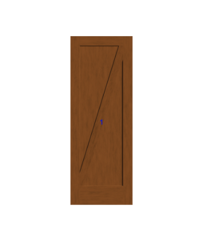 THERMATRU 6'8" Or 8'0" Classic Craft American Fir Panel Exterior Prehung Door  CCA4915R-DDBF3/CCA84915R-DDBF3