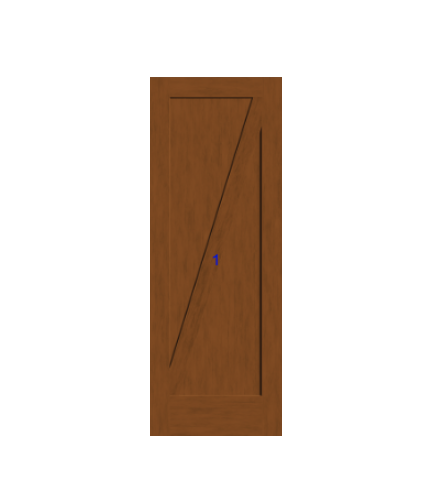THERMATRU 6'8" Or 8'0" Classic Craft American Fir Panel Exterior Prehung Door  CCA4915R-DDBF3/CCA84915R-DDBF3
