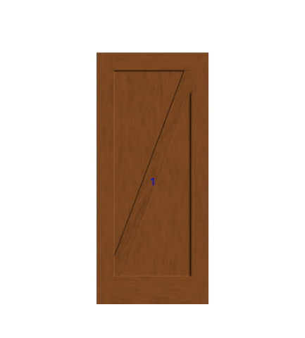 THERMATRU 6'8" Or 8'0" Classic Craft American Fir Panel Exterior Prehung Door  CCA4915R-DDBF3/CCA84915R-DDBF3
