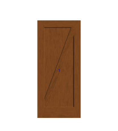 THERMATRU 6'8" Or 8'0" Classic Craft American Fir Panel Exterior Prehung Door  CCA4915R-DDBF3/CCA84915R-DDBF3