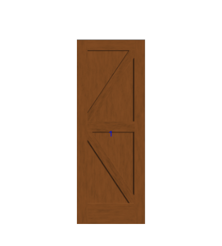 THERMATRU 6'8" Or 8'0" Classic Craft American Fir Panel Exterior Prehung Door CCA4925R-DDBF5/CCA84925R-DDBF5