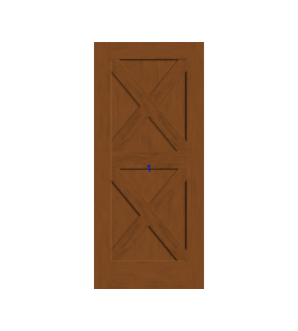 THERMATRU 6'8" Or 8'0" Classic Craft American Fir Panel Exterior Prehung Door  CCA4935-DDBF5/CCA84935-DDBF5