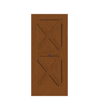 THERMATRU 6'8" Or 8'0" Classic Craft American Fir Panel Exterior Prehung Door  CCA4935-DDBF5/CCA84935-DDBF5
