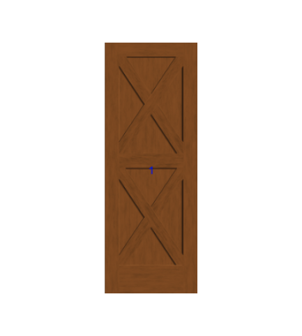 THERMATRU 6'8" Or 8'0" Classic Craft American Fir Panel Exterior Prehung Door  CCA4935-DDBF5/CCA84935-DDBF5