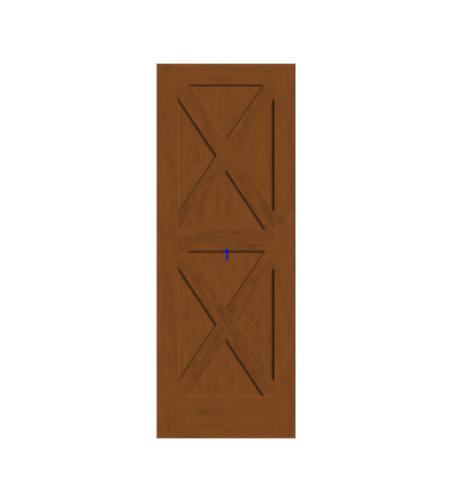 THERMATRU 6'8" Or 8'0" Classic Craft American Fir Panel Exterior Prehung Door  CCA4935-DDBF5/CCA84935-DDBF5