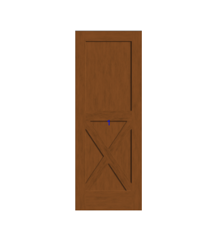 THERMATRU 6'8" Or 8'0" Classic Craft American Fir Panel Exterior Prehung Door CCA4945-DDBF5/CCA84945-DDBF5